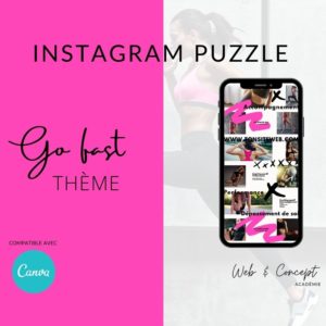 Go fast Instagram Puzzle | Canva