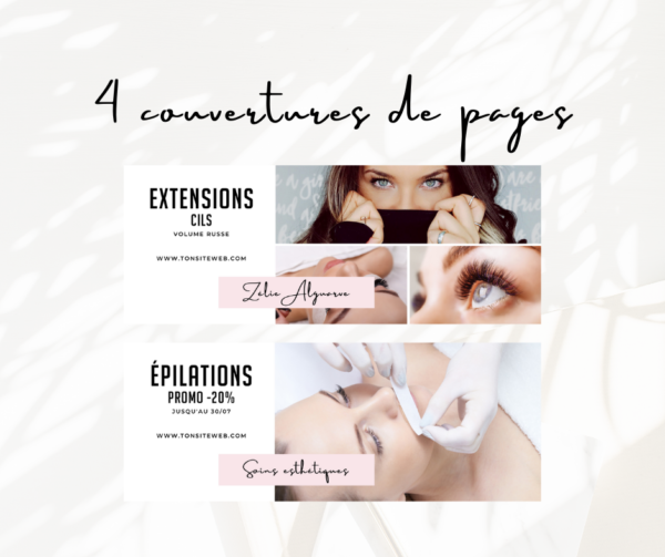 Esthetic Theme - Pack Facebook Design | Canva – Image 3