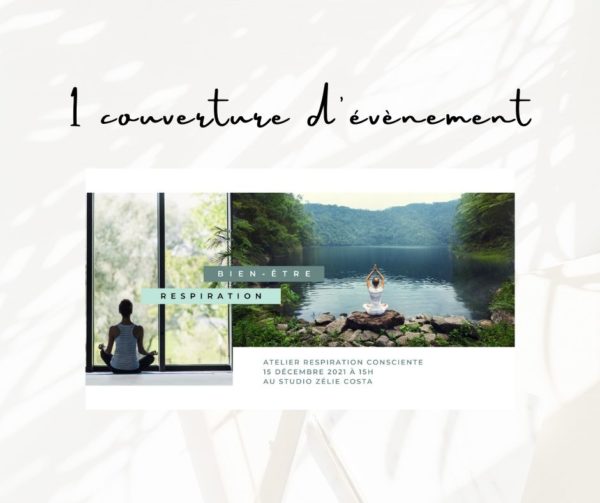 Breathe green Theme - Pack Facebook Design | Canva – Image 4