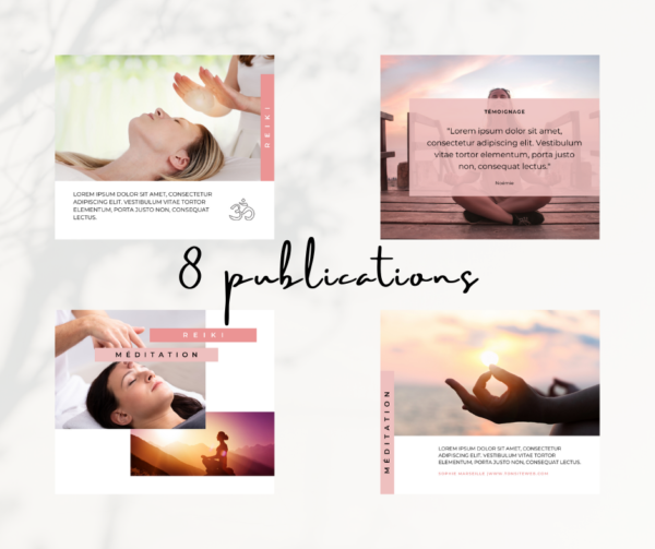 Breathe blush Theme - Pack Facebook Design | Canva – Image 6