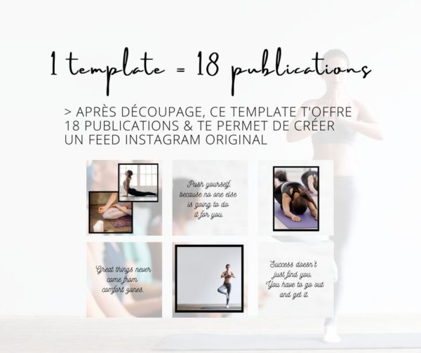 Yoga Instagram Puzzle | Canva – Image 3