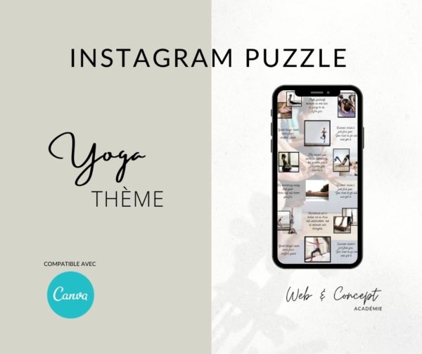Yoga Instagram Puzzle | Canva